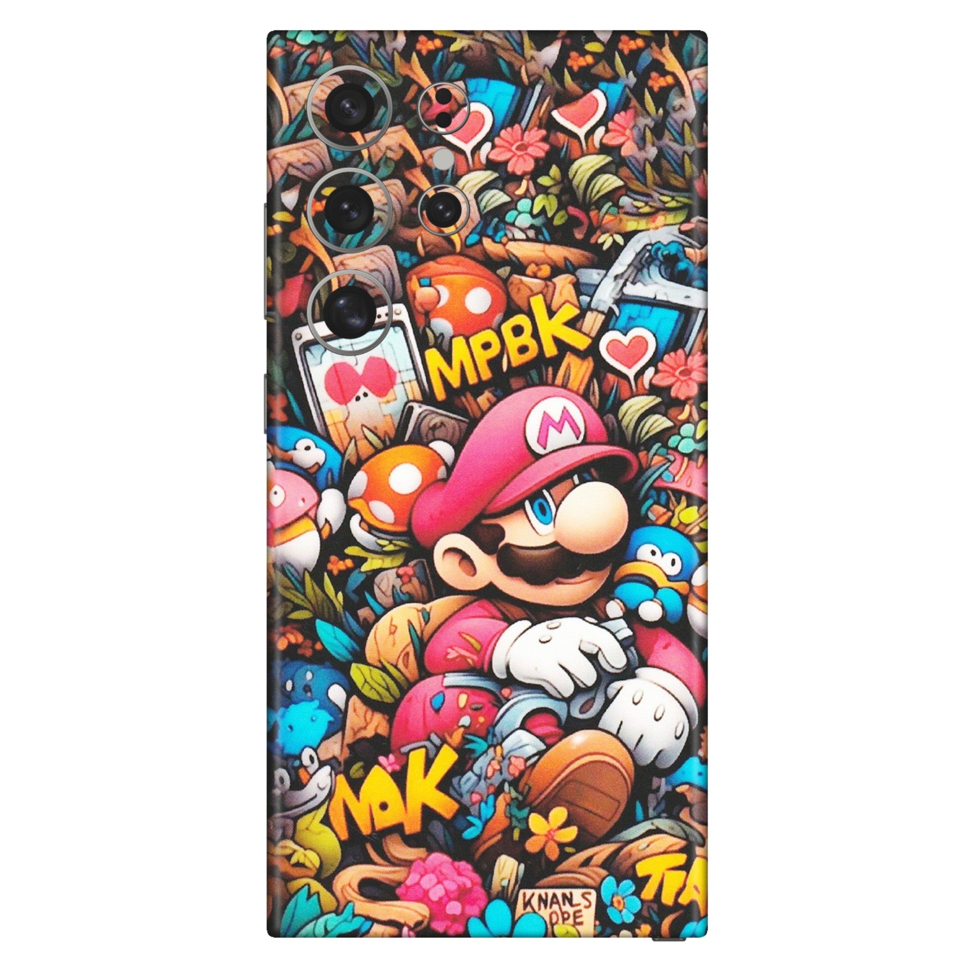 Samsung A/S Series Phone Skins (All Models) - Super Mario Bros Artistic - Matte Finish (M-173) Samsung Galaxy S24 Ultra (5G)