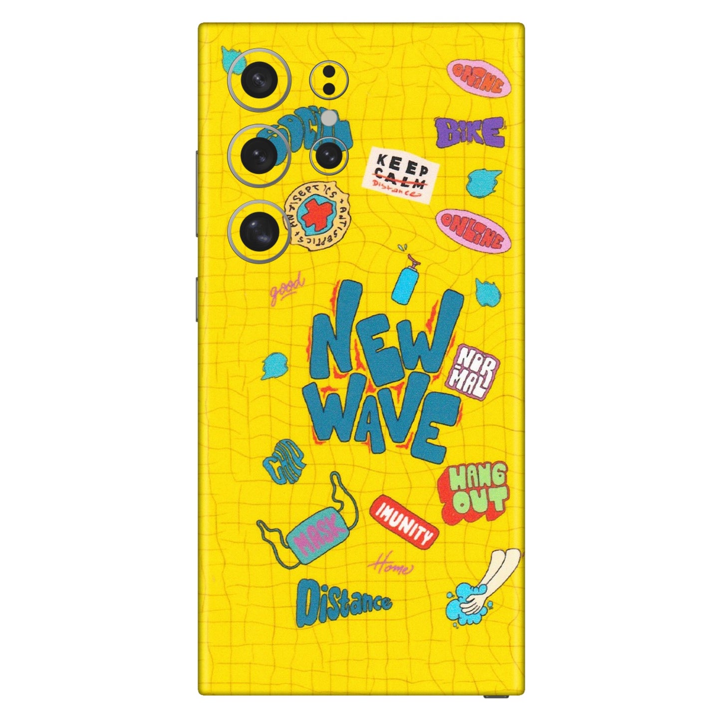 Samsung A/S Series Phone Skins (All Models) - New Wave Life - Matte Finish (M-17) Samsung Galaxy S24 Ultra (5G)