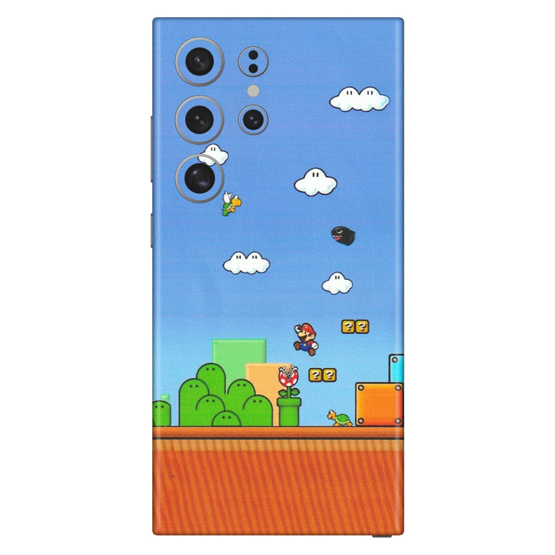 Samsung A/S Series Phone Skins (All Models) - Mario Game Scene - Matte Finish (M-24) Samsung Galaxy S24 Ultra (5G)