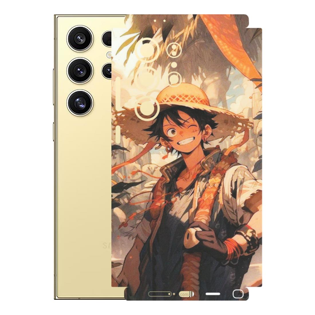 Samsung A/S Series Phone Skins (All Models) - Anime Character Smile - Matte Finish (M-33) Samsung Galaxy S24 Ultra (5G)
