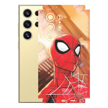 Samsung A/S Series Phone Skins (All Models) - Spiderman Face New - Matte Finish (M-41) Samsung Galaxy S24 Ultra (5G)