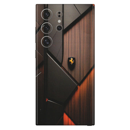 Samsung A/S Series Phone Skins (All Models) - Lambo Beauty Wood Pattern Sober - Matte Finish (M-51) Samsung Galaxy S24 Ultra (5G)