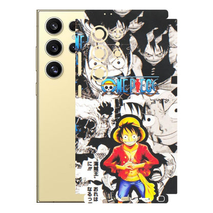 Samsung A/S Series Phone Skins (All Models) - One Piece B&W - Matte Finish (M-63) Samsung Galaxy S24 Ultra (5G)