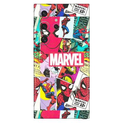Samsung A/S Series Phone Skins (All Models) - Marvel Comic Spiderman Grafitti - Matte Finish (M-72) Samsung Galaxy S24 Ultra (5G)