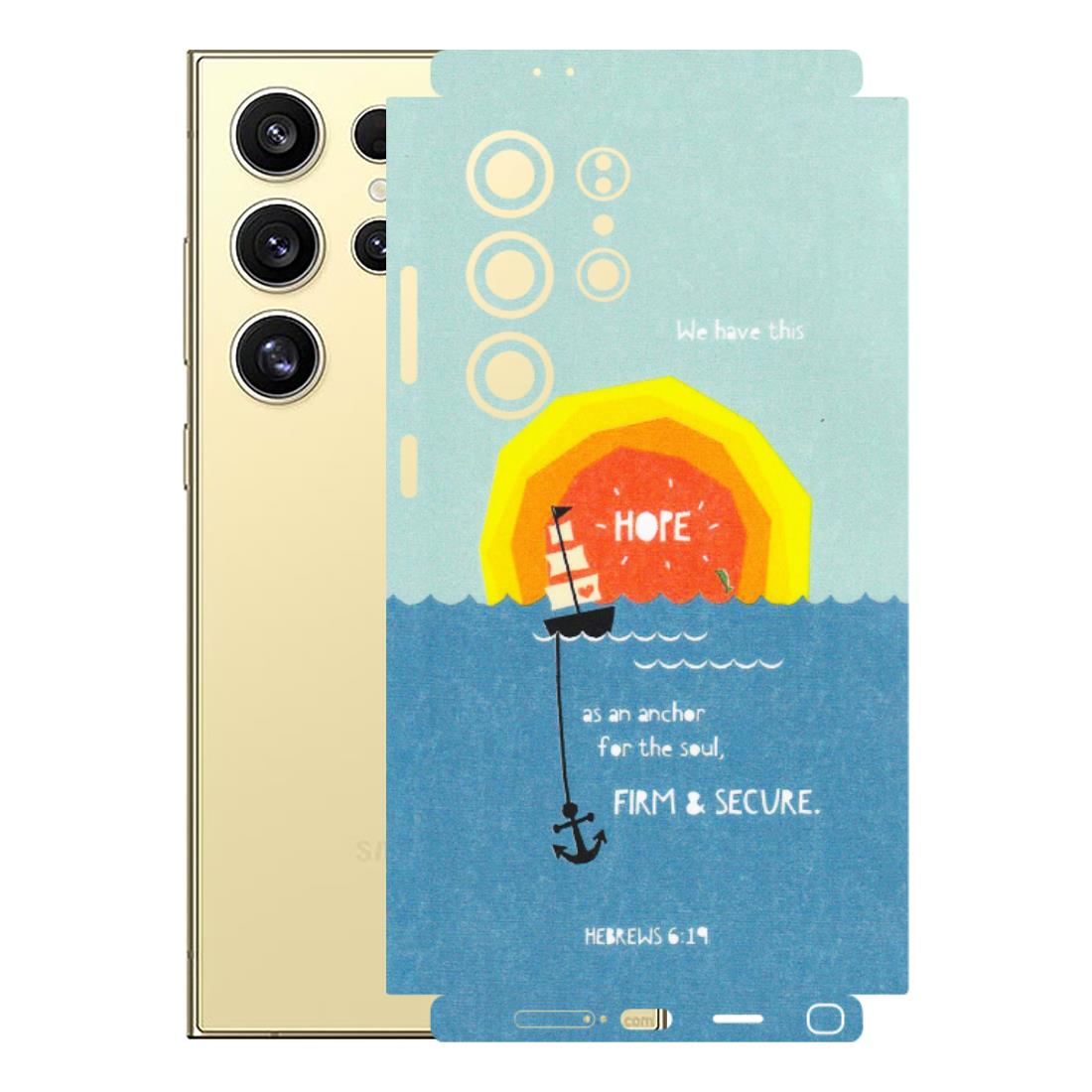 Samsung A/S Series Phone Skins (All Models) - A Beautiful Sunset of Hope - Matte Finish (M-75) Samsung Galaxy S24 Ultra (5G)