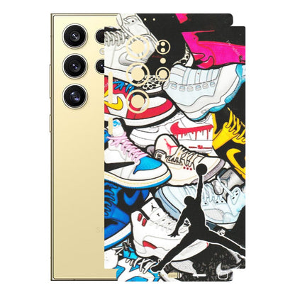 Samsung A/S Series Phone Skins (All Models) - Jordan Sneakers Fan - Matte Finish (M-80) Samsung Galaxy S24 Ultra (5G)