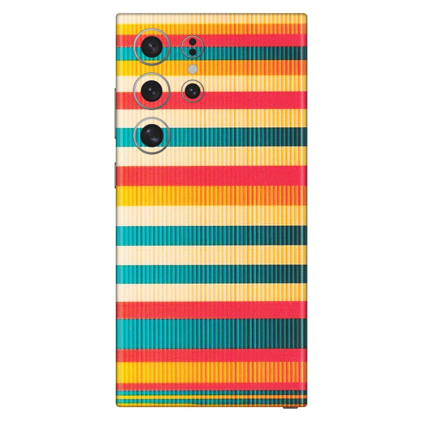 Samsung A/S Series Phone Skins (All Models) - Colourful Stripes Soothing Effect - Matte Finish (M-86) Samsung Galaxy S24 Ultra (5G)