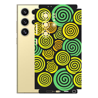 Samsung A/S Series Phone Skins (All Models) - Crazy Spiral - Matte Finish (M-91) Samsung Galaxy S24 Ultra (5G)