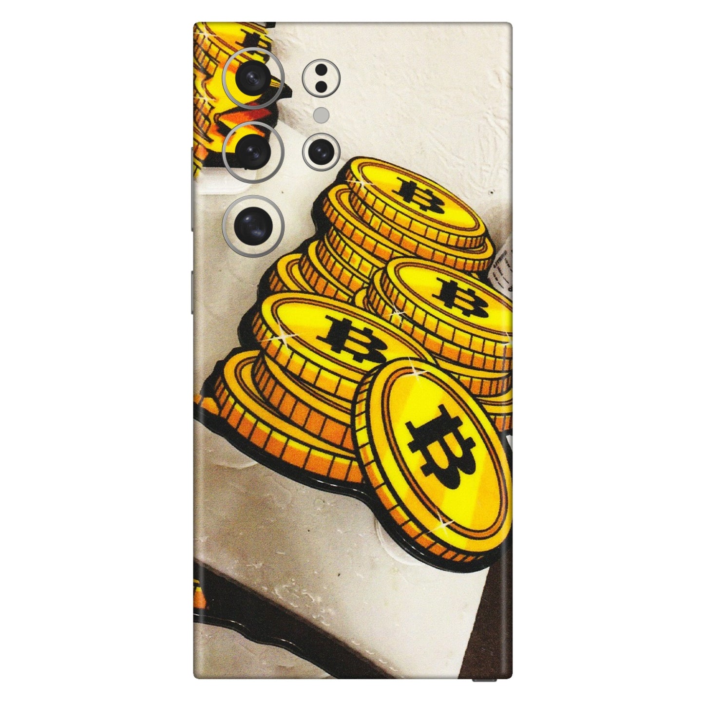 Samsung A/S Series Phone Skins (All Models) - Billionaire Bitcoin Collection - Matte Finish (M-92) Samsung Galaxy S24 Ultra (5G)