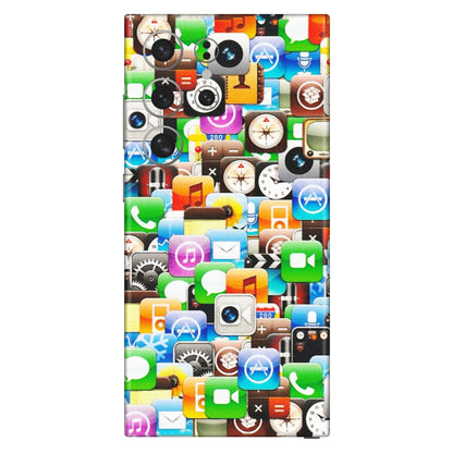 Samsung A/S Series Phone Skins (All Models) - All Apple Icons - Matte Finish (M-93) Samsung Galaxy S24 Ultra (5G)
