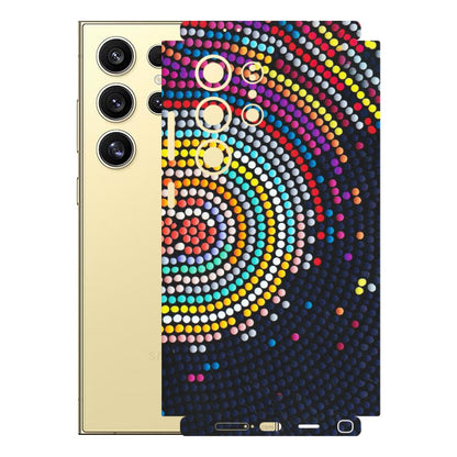 Samsung A/S Series Phone Skins (All Models) - Rainbow Dot Mandala - Matte Finish (M-97) Samsung Galaxy S24 Ultra (5G)