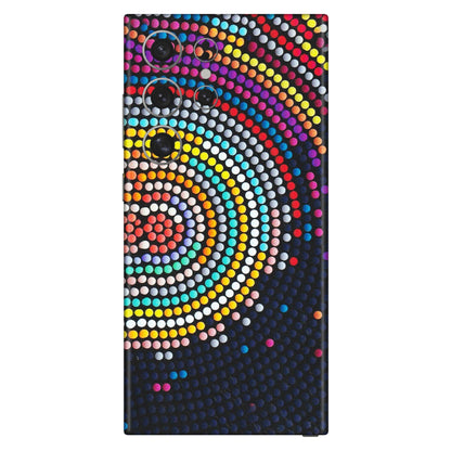 Samsung A/S Series Phone Skins (All Models) - Rainbow Dot Mandala - Matte Finish (M-97) Samsung Galaxy S24 Ultra (5G)