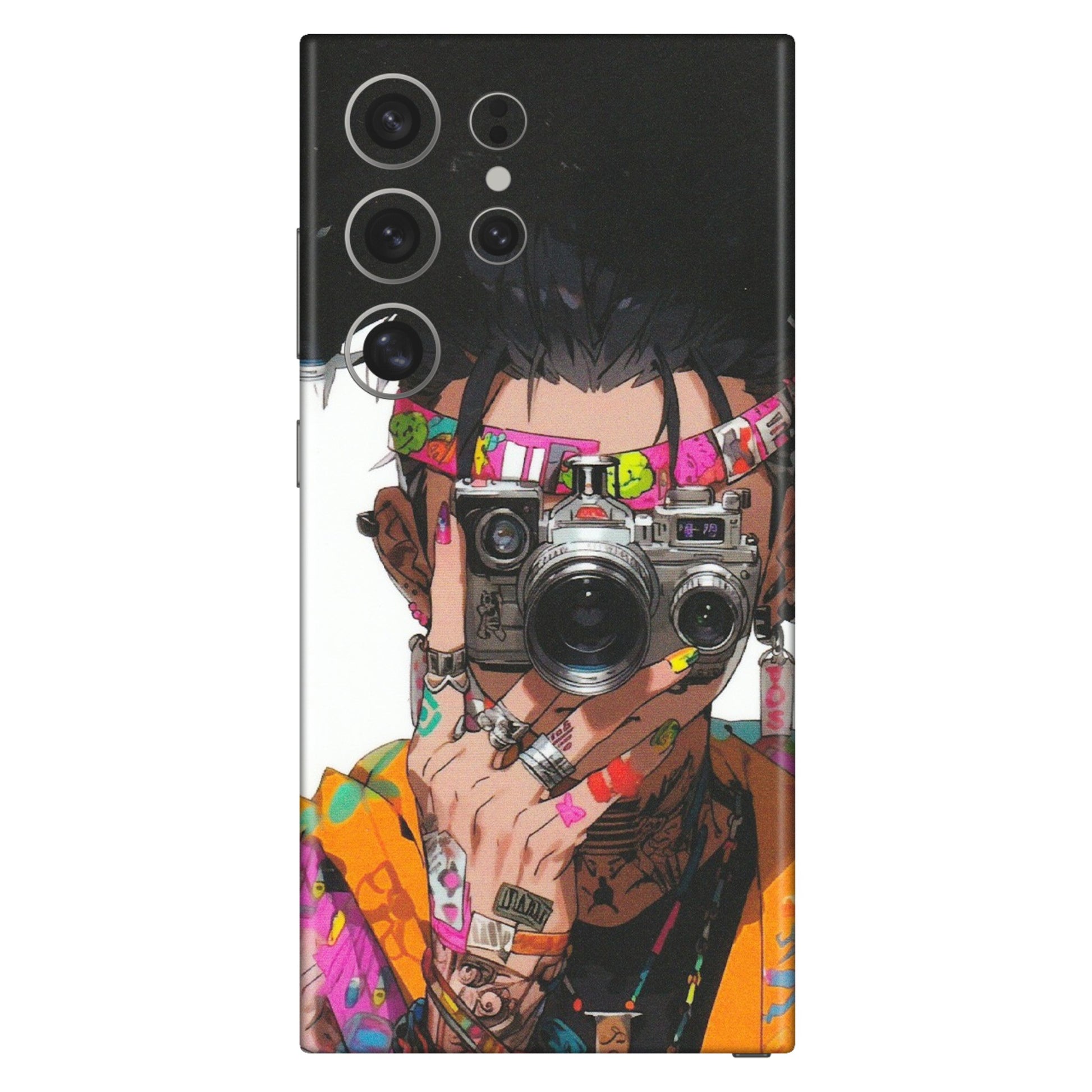 Samsung A/S Series Phone Skins (All Models) - Camera Lover Girl - Matte Finish (M-09) Samsung Galaxy S24 Ultra (5G)