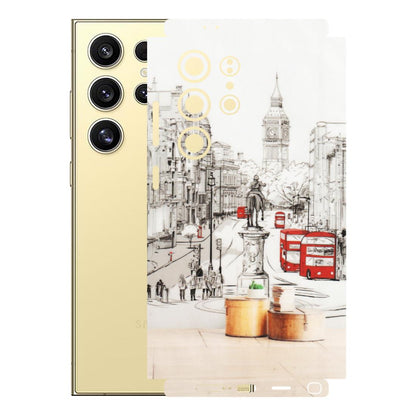 Samsung A/S Series Phone Skins (All Models) - London Street - Transparent Finish (T-02) Samsung Galaxy S24 Ultra (5G)