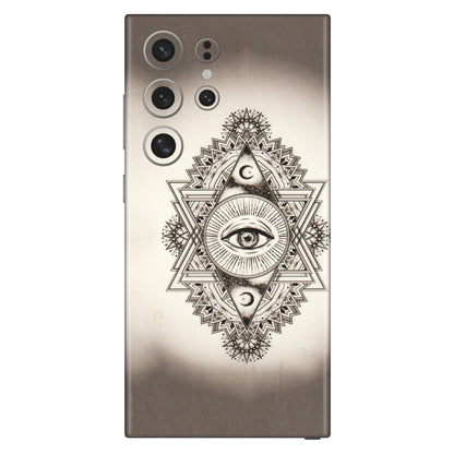 Samsung A/S Series Phone Skins (All Models) - Illuminati Great Eye - Transparent Finish (T-14) Samsung Galaxy S24 Ultra (5G)