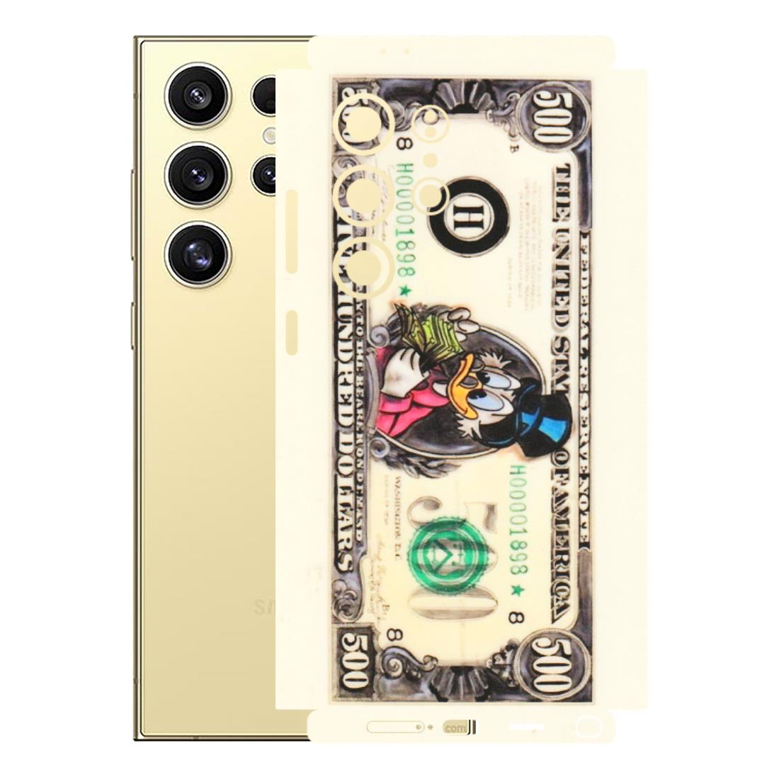 Samsung A/S Series Phone Skins (All Models) - Five Hundred Dollar Duck - Transparent Finish (T-15) Samsung Galaxy S24 Ultra (5G)