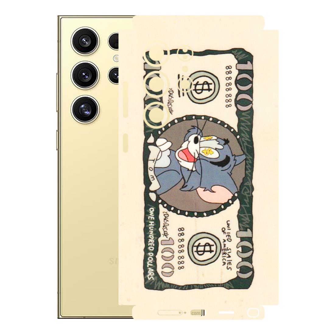 Samsung A/S Series Phone Skins (All Models) - One Hundred Dollar Tom - Transparent Finish (T-16) Samsung Galaxy S24 Ultra (5G)