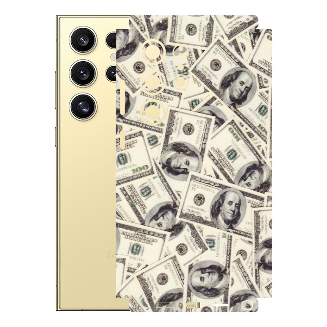 Samsung A/S Series Phone Skins (All Models) - Dollar Lover - Transparent Finish (T-17) Samsung Galaxy S24 Ultra (5G)