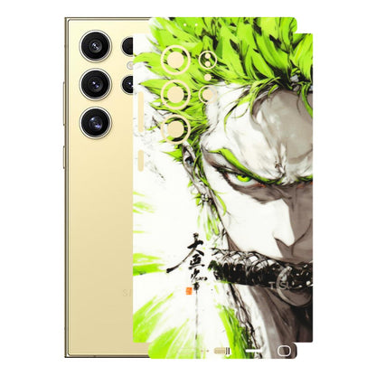 Samsung A/S Series Phone Skins (All Models) - Roro Taku Anime - Transparent Finish (T-18) Samsung Galaxy S24 Ultra (5G)