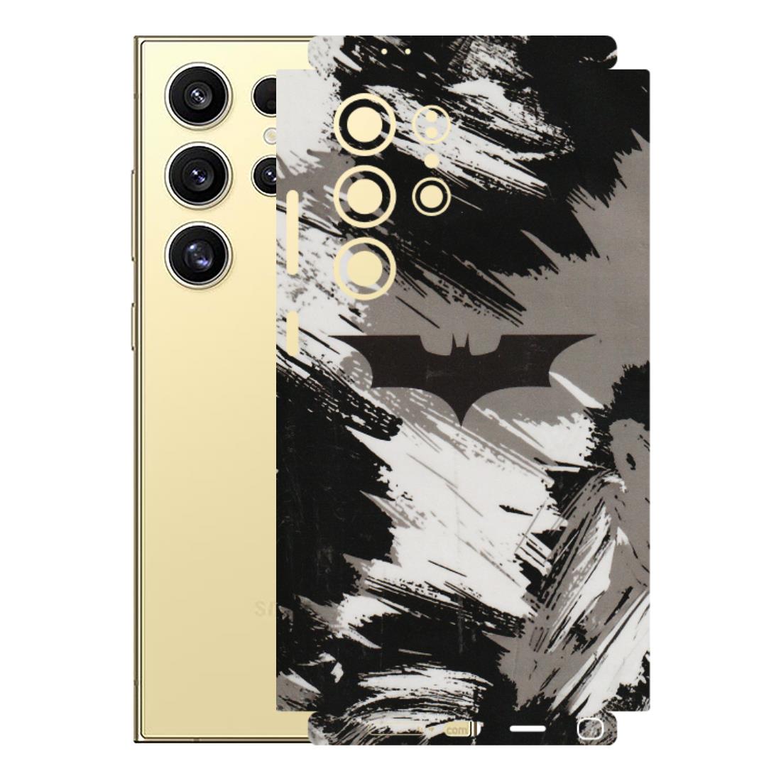 Samsung A/S Series Phone Skins (All Models) - Batman Fleece DC - Transparent Finish (T-19) Samsung Galaxy S24 Ultra (5G)
