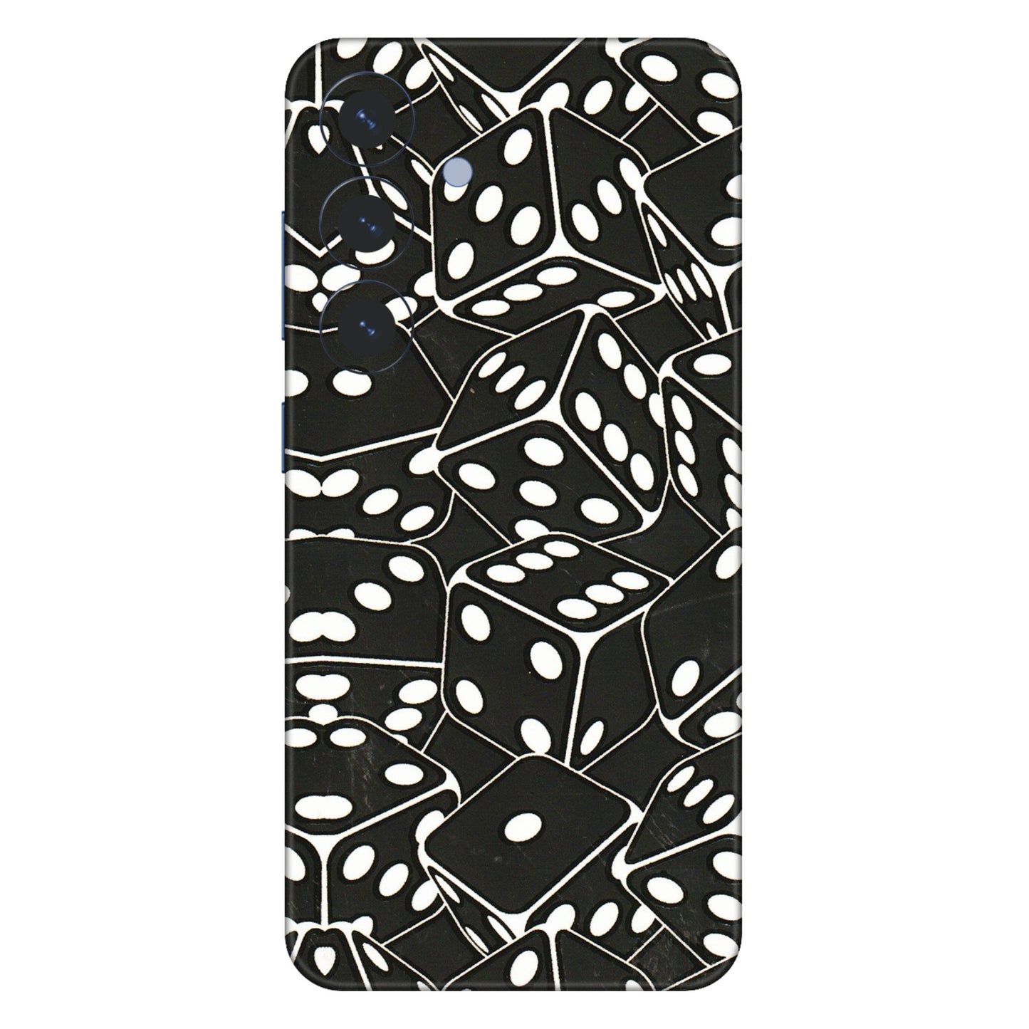 Samsung A/S Series Phone Skins (All Models) - Big Black Dices - 3D Embossed Finish (L-106) Samsung Galaxy S25 (5G)