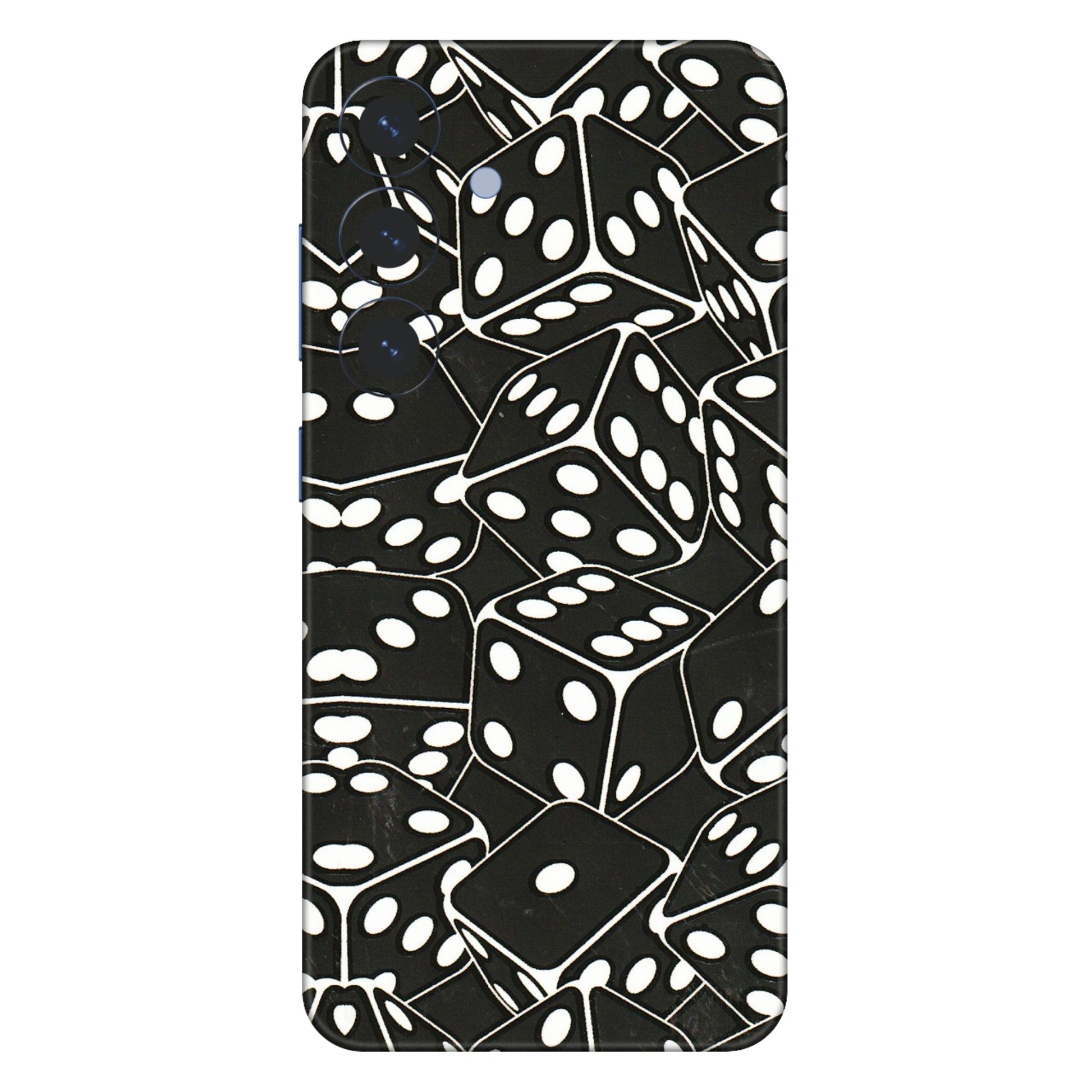 Samsung A/S Series Phone Skins (All Models) - Big Black Dices - 3D Embossed Finish (L-106) Samsung Galaxy S25 (5G)