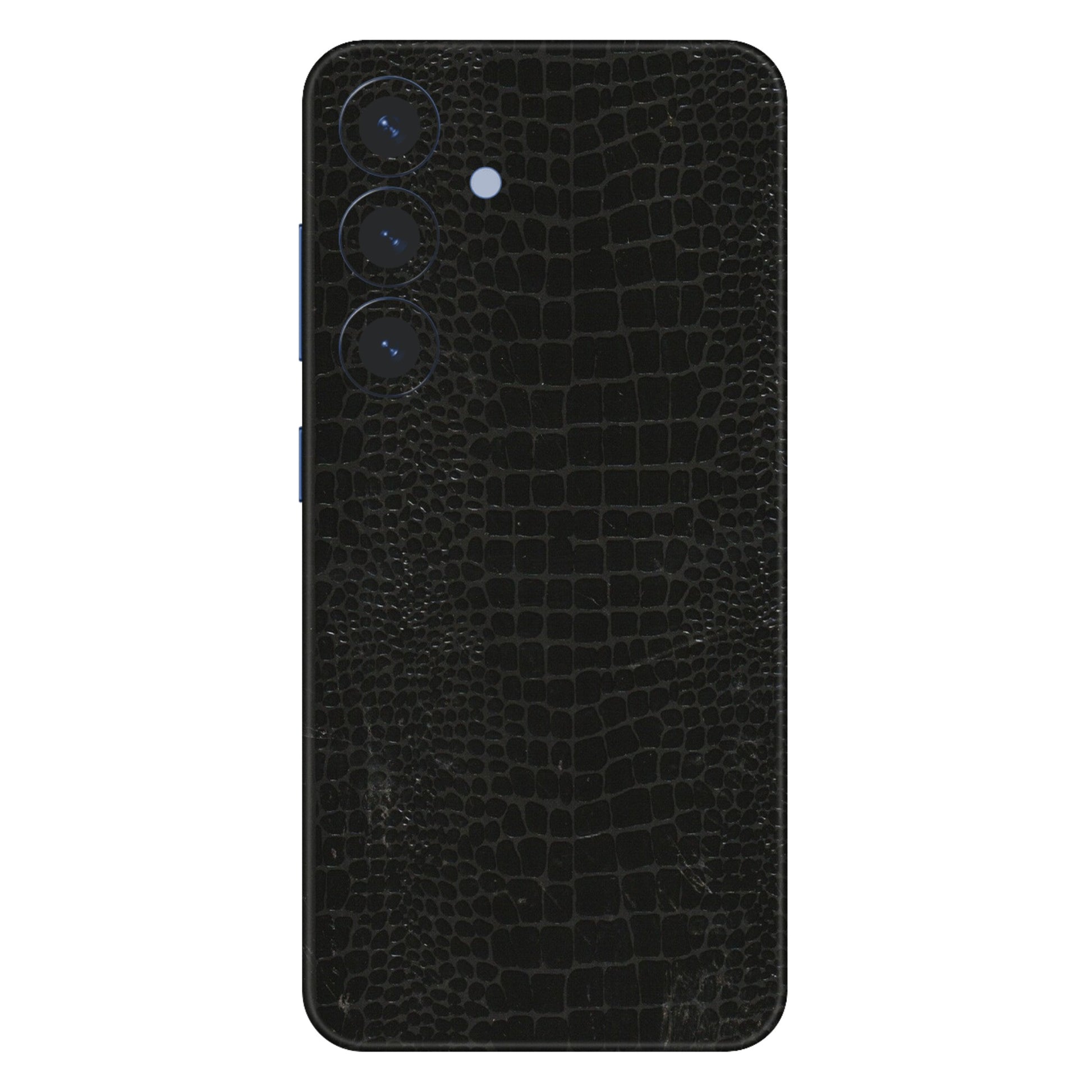 Samsung A/S Series Phone Skins (All Models) - Snake Leather Black - 3D Embossed Finish (L-107) Samsung Galaxy S25 (5G)