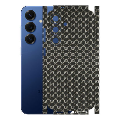 Samsung A/S Series Phone Skins (All Models) - Black G Print - 3D Embossed Finish (L-109) Samsung Galaxy S25 (5G)