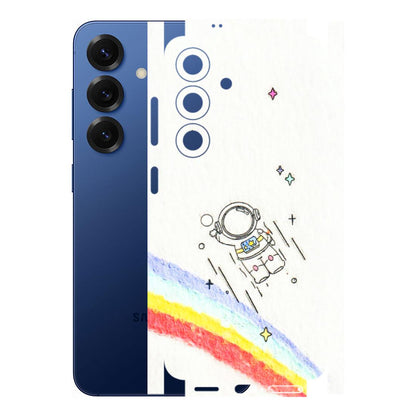 Samsung A/S Series Phone Skins (All Models) - Milkyway Astronaut - 3D Embossed Finish (L-110) Samsung Galaxy S25 (5G)