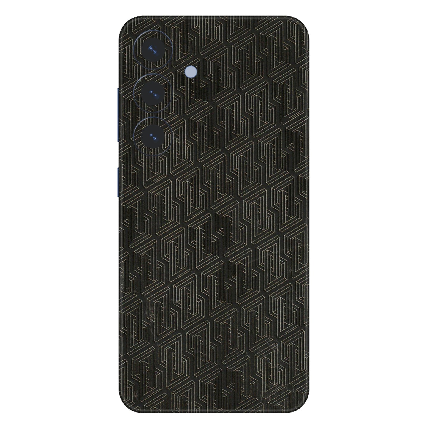 Samsung A/S Series Phone Skins (All Models) - Black Abstract Pattern - 3D Embossed Finish (L-117) Samsung Galaxy S25 (5G)