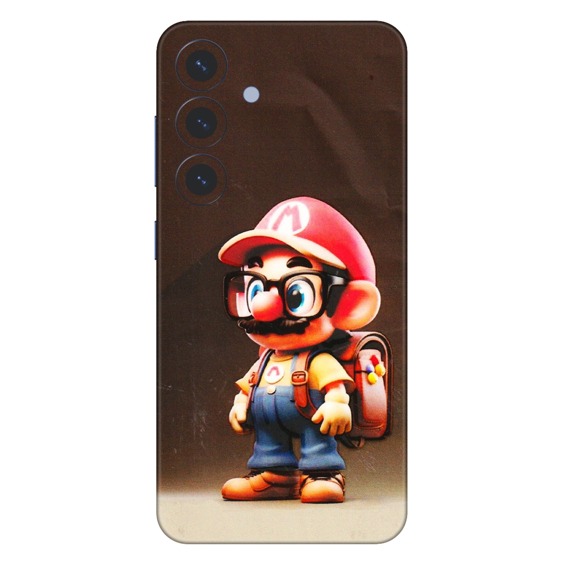 Samsung A/S Series Phone Skins (All Models) - Little Mario - 3D Embossed Finish (L-119) Samsung Galaxy S25 (5G)