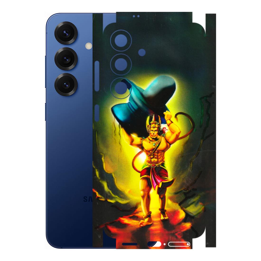 Samsung A/S Series Phone Skins (All Models) - Hanuman Ji - 3D Embossed Finish (L-128) Samsung Galaxy S25 (5G)