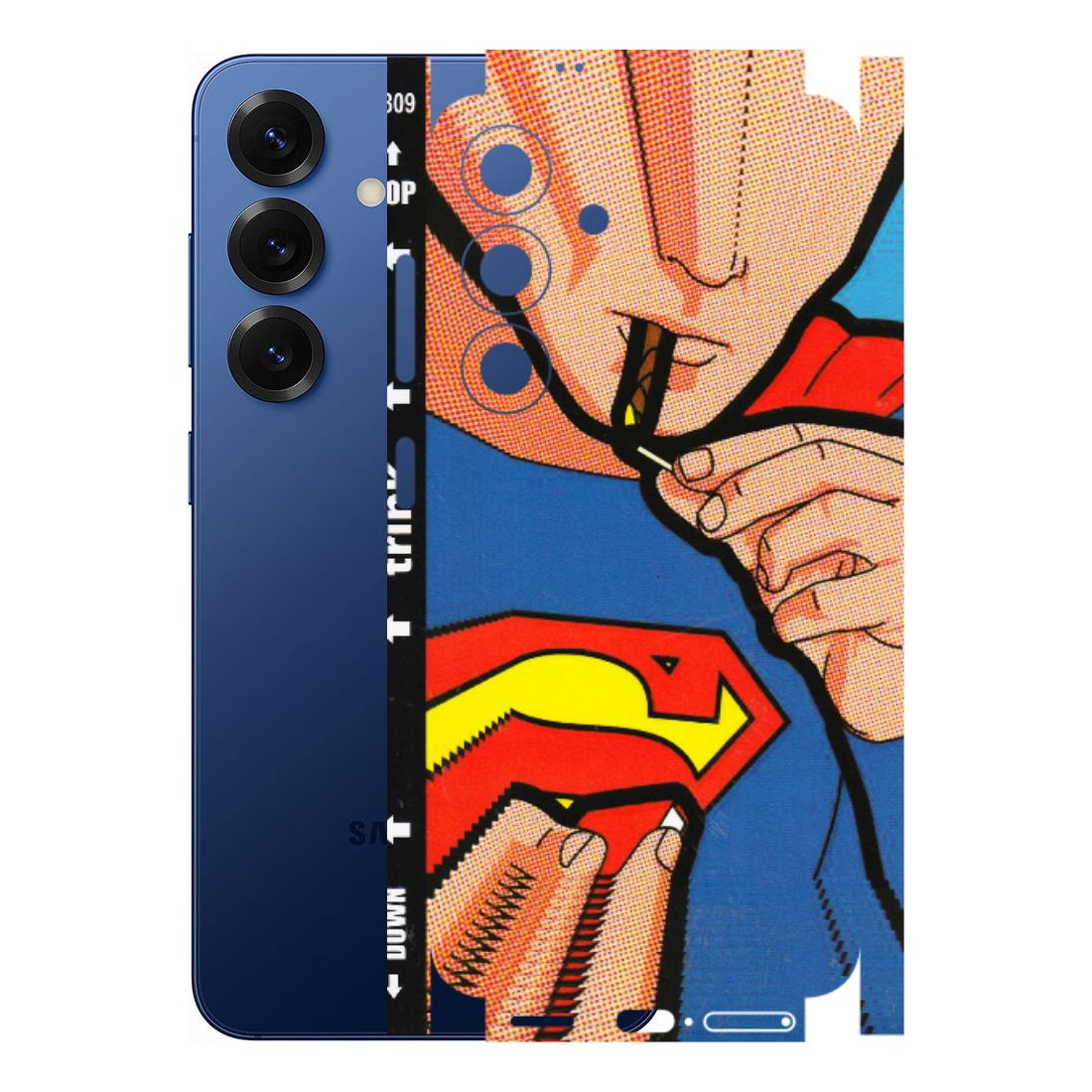 Samsung A/S Series Phone Skins (All Models) - Superman Sutta - 3D Embossed Finish (L-130) Samsung Galaxy S25 (5G)