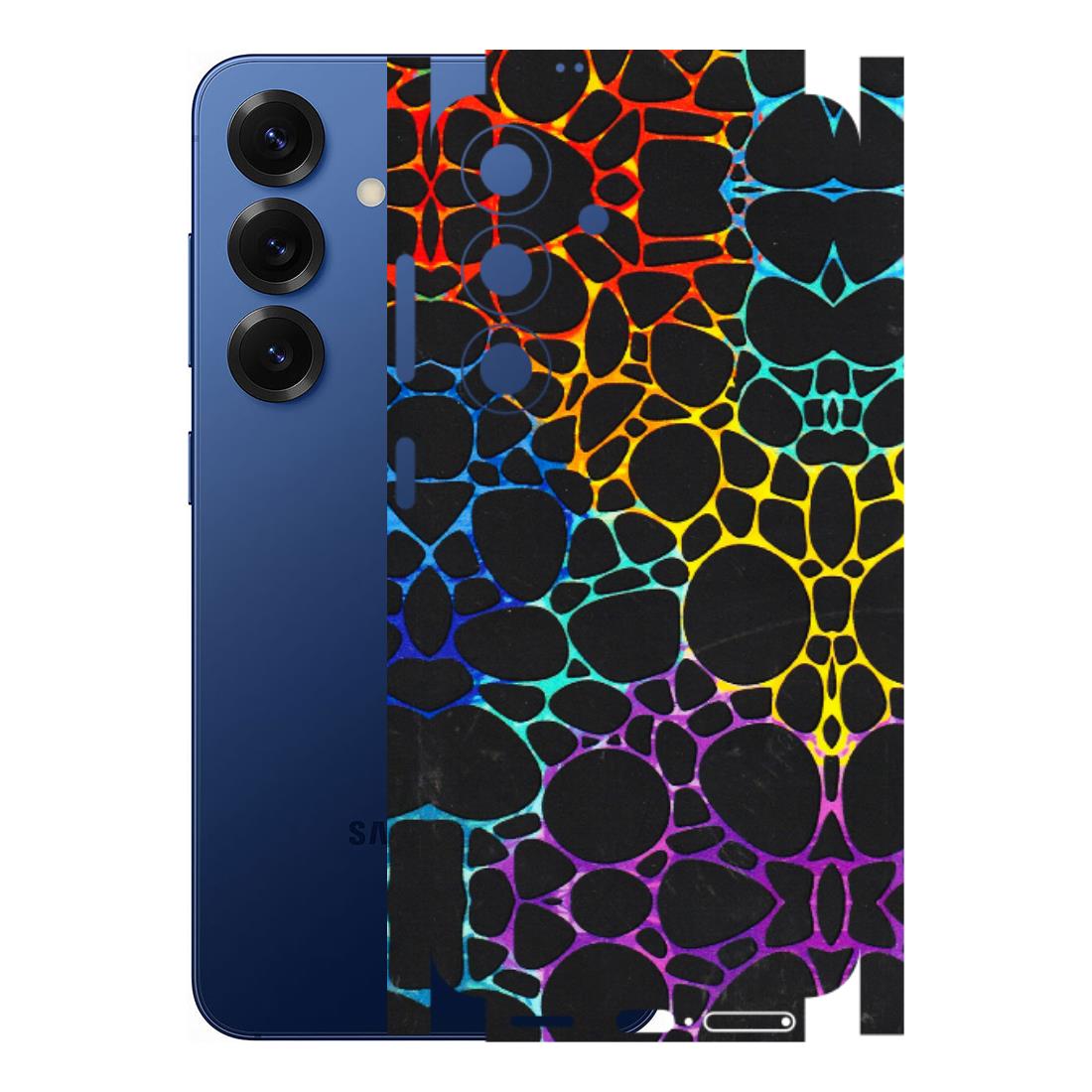 Samsung A/S Series Phone Skins (All Models) - Abstract Art MultiColour - 3D Embossed Finish (L-133) Samsung Galaxy S25 (5G)