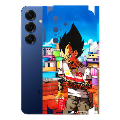 Samsung A/S Series Phone Skins (All Models) - Vegeta - 3D Embossed Finish (L-136) Samsung Galaxy S25 (5G)
