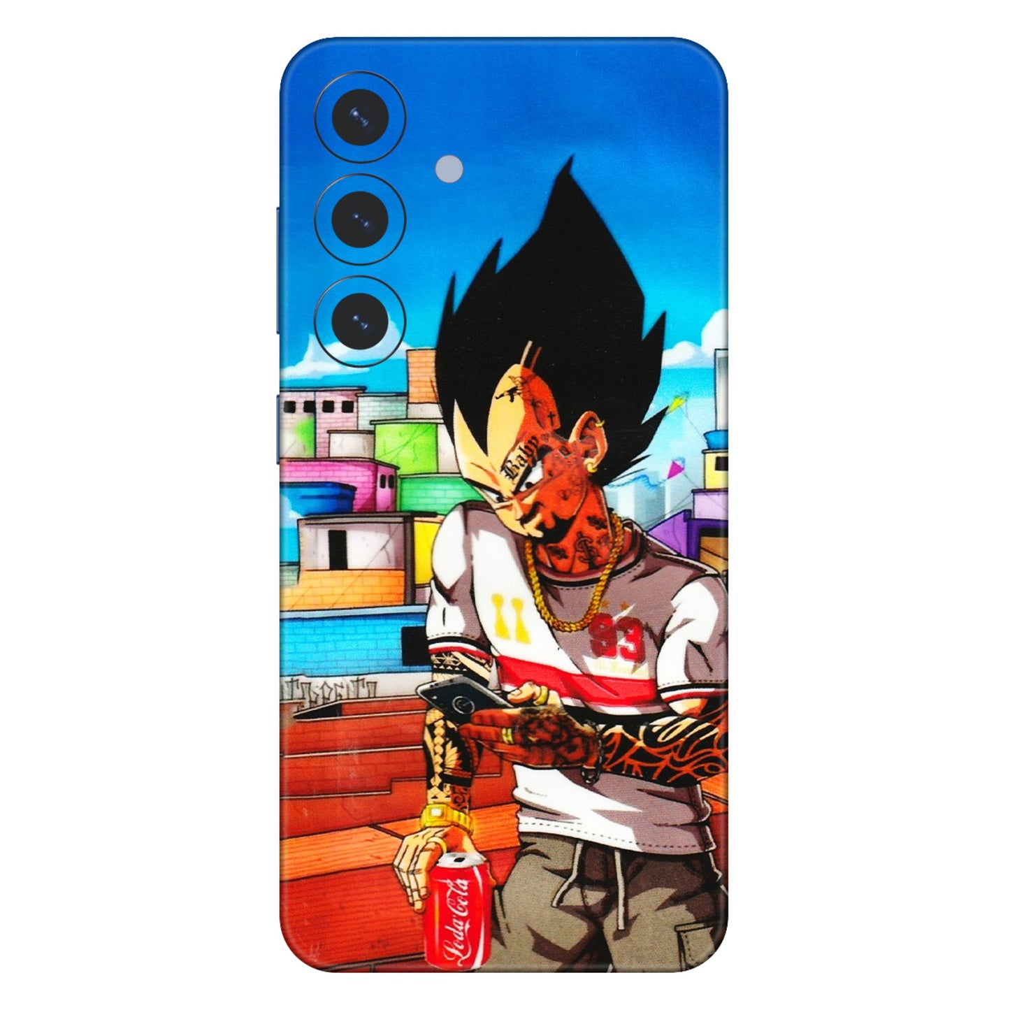 Samsung A/S Series Phone Skins (All Models) - Vegeta - 3D Embossed Finish (L-136) Samsung Galaxy S25 (5G)