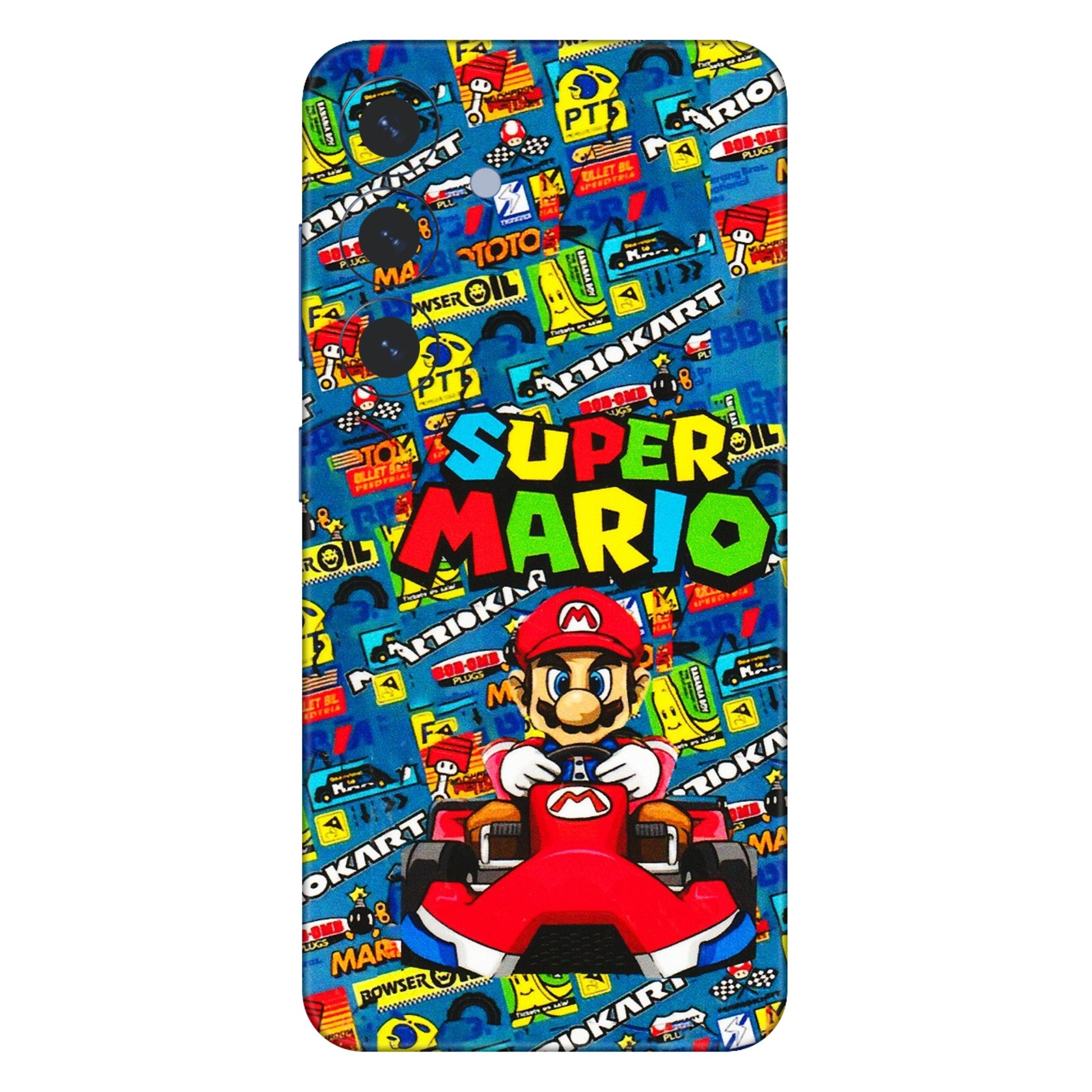 Samsung A/S Series Phone Skins (All Models) - Super Mario Kart - 3D Embossed Finish (L-140) Samsung Galaxy S25 (5G)