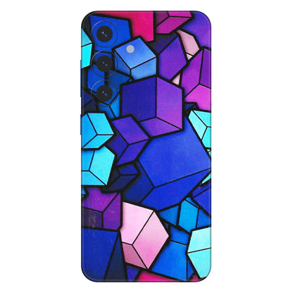 Samsung A/S Series Phone Skins (All Models) - Cube Doodle - 3D Embossed Finish (L-141) Samsung Galaxy S25 (5G)