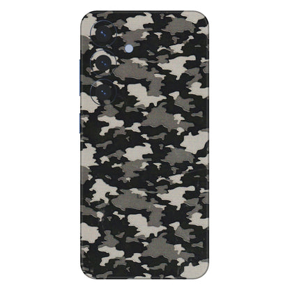 Samsung A/S Series Phone Skins (All Models) - Black/Grey Camoflaunge - 3D Embossed Finish (L-142) Samsung Galaxy S25 (5G)