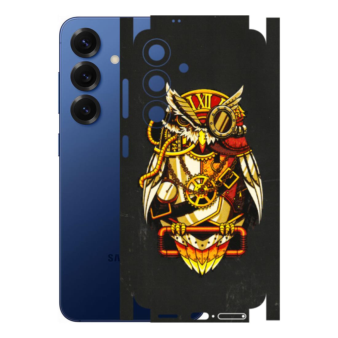 Samsung A/S Series Phone Skins (All Models) - Classy Smart Owl - 3D Embossed Finish (L-144) Samsung Galaxy S25 (5G)
