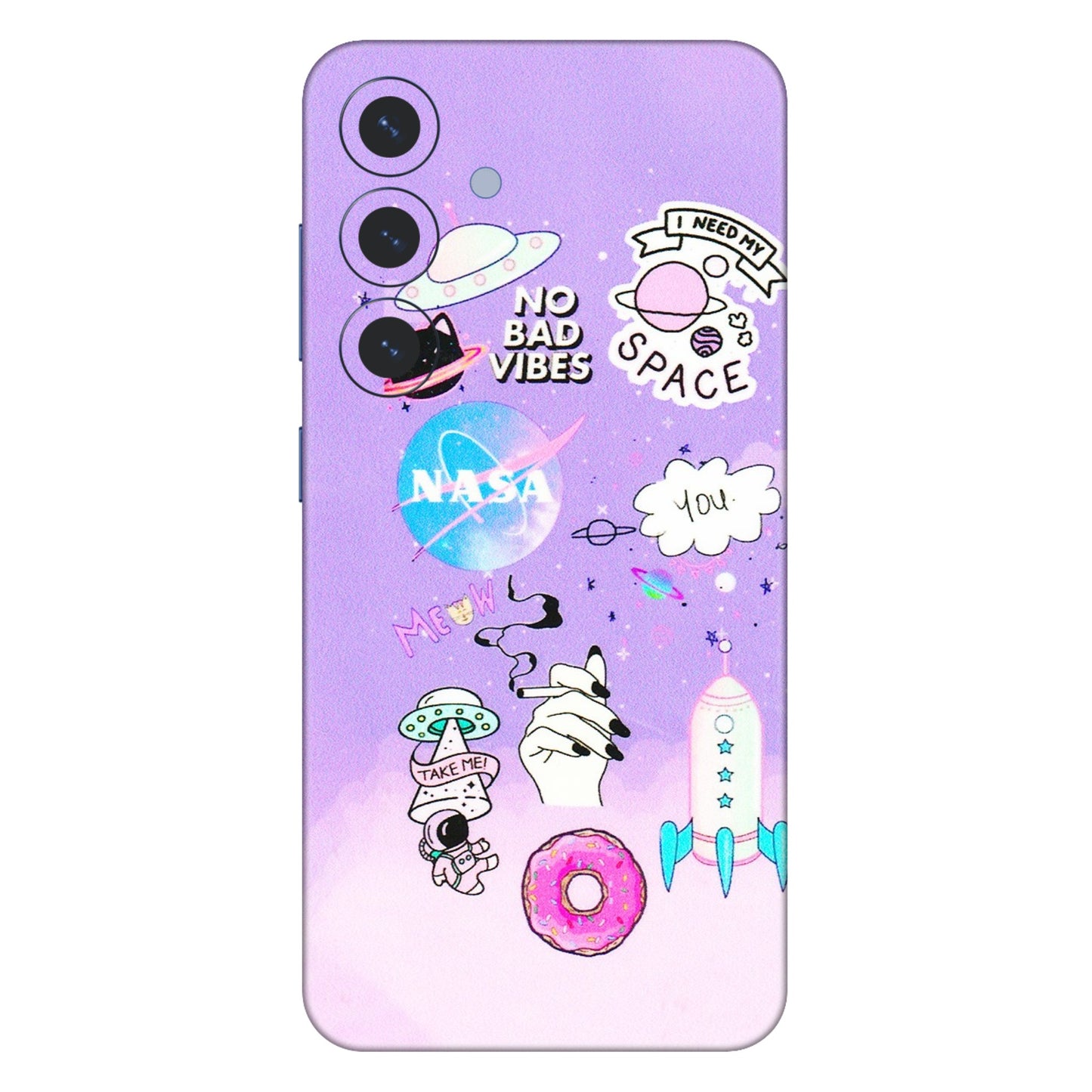 Samsung A/S Series Phone Skins (All Models) - I Need My Nasa Skin - 3D Embossed Finish (L-149) Samsung Galaxy S25 (5G)