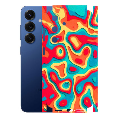 Samsung A/S Series Phone Skins (All Models) - Abstract Swirl - 3D Embossed Finish (L-150) Samsung Galaxy S25 (5G)