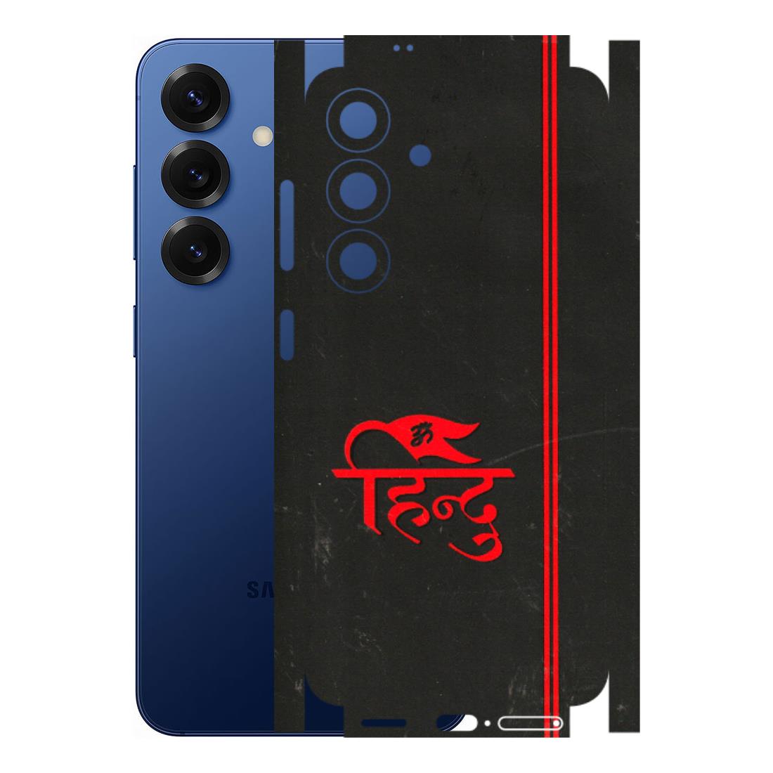 Samsung A/S Series Phone Skins (All Models) - Hindu Black - 3D Embossed Finish (L-153) Samsung Galaxy S25 (5G)