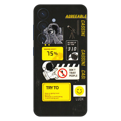 Samsung A/S Series Phone Skins (All Models) - Black Cassini - 3D Embossed Finish (L-161) Samsung Galaxy S25 (5G)