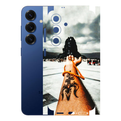 Samsung A/S Series Phone Skins (All Models) - Jai Adiyogi Mahakaal - 3D Embossed Finish (L-164) Samsung Galaxy S25 (5G)