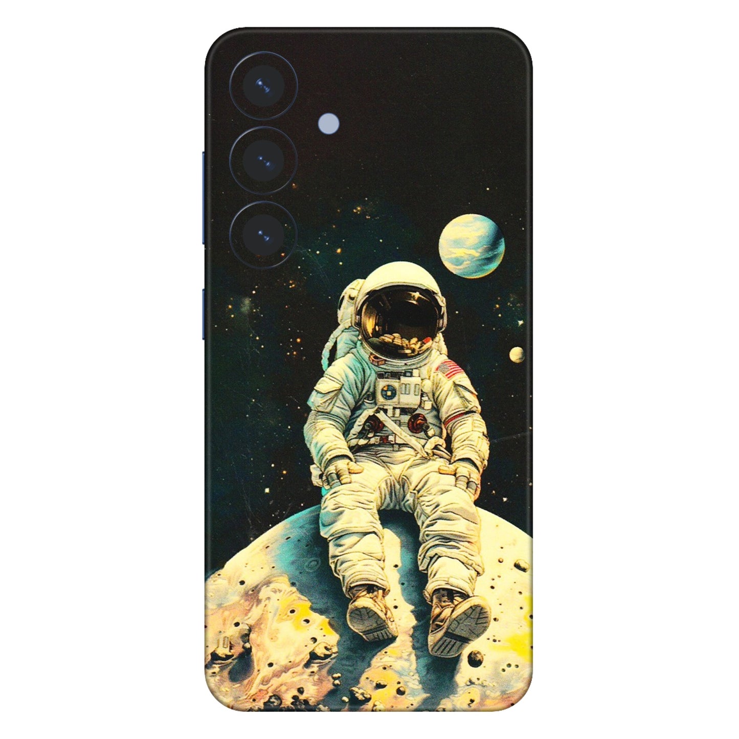 Samsung A/S Series Phone Skins (All Models) - Astronaut in Space - 3D Embossed Finish (L-16) Samsung Galaxy S25 (5G)