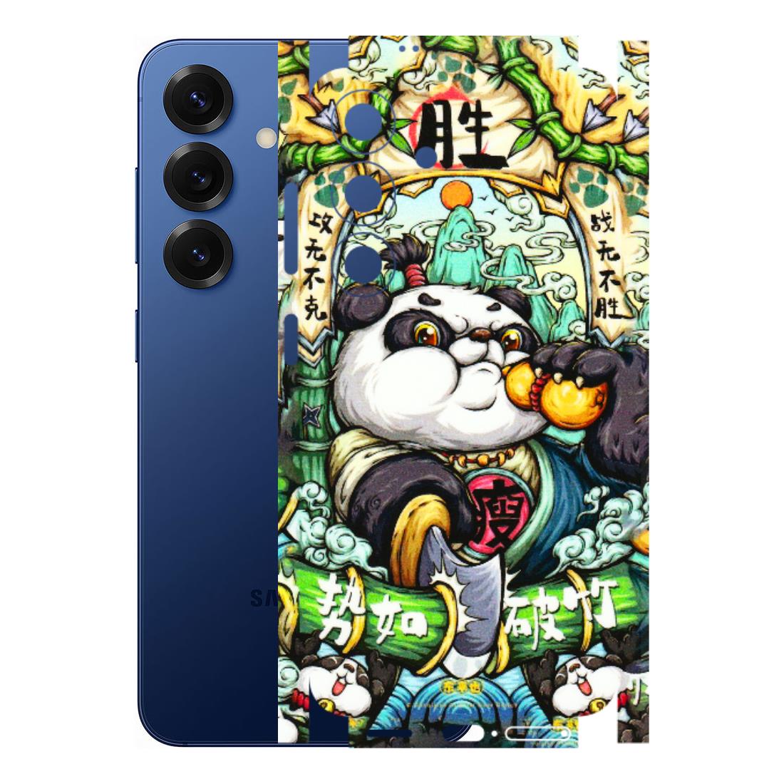 Samsung A/S Series Phone Skins (All Models) - Royal Rich Panda - 3D Embossed Finish (L-170) Samsung Galaxy S25 (5G)