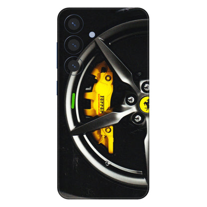 Samsung A/S Series Phone Skins (All Models) - Ferrari Wheel Alloy - 3D Embossed Finish (L-173) Samsung Galaxy S25 (5G)