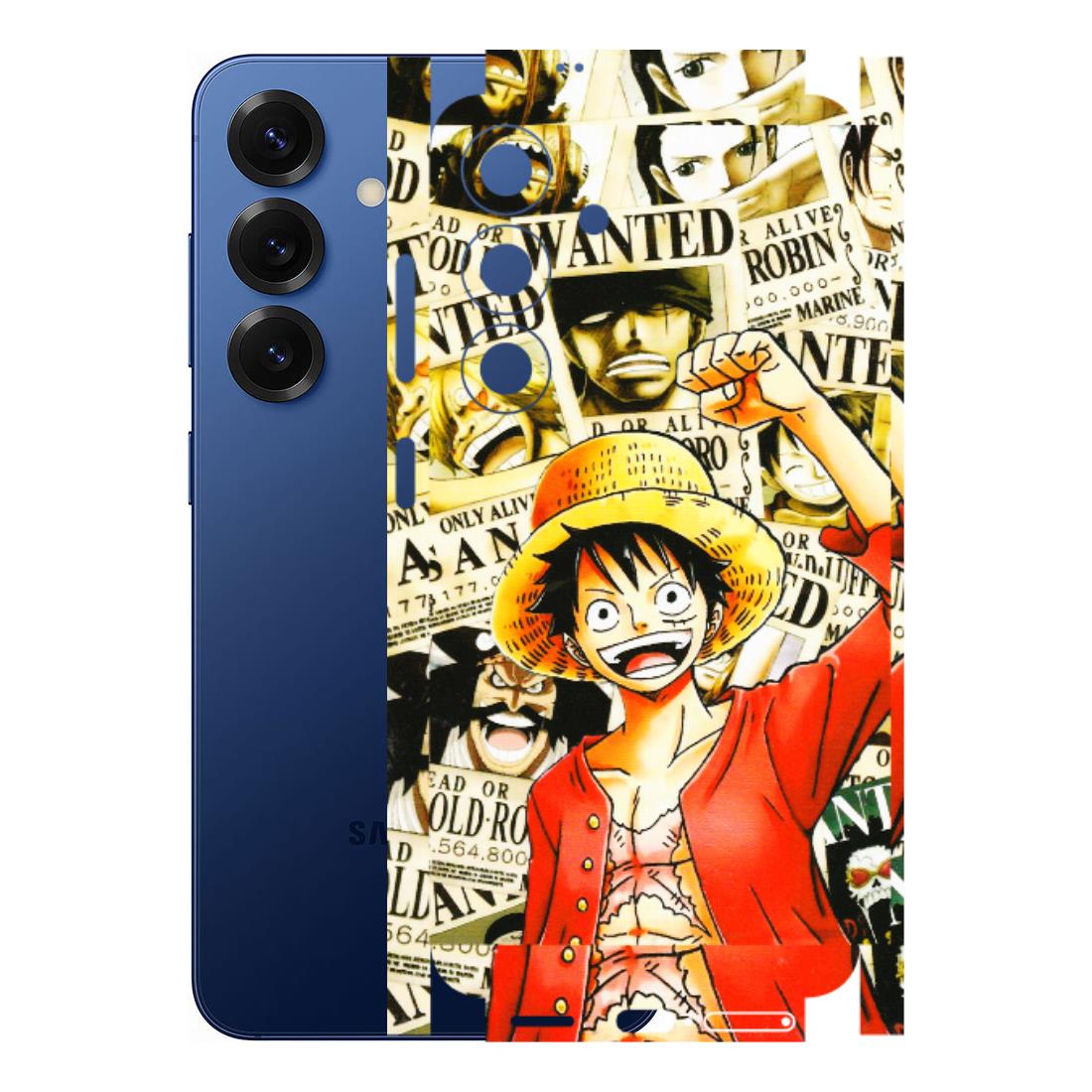 Samsung A/S Series Phone Skins (All Models) - Luffy Anime - 3D Embossed Finish (L-177) Samsung Galaxy S25 (5G)