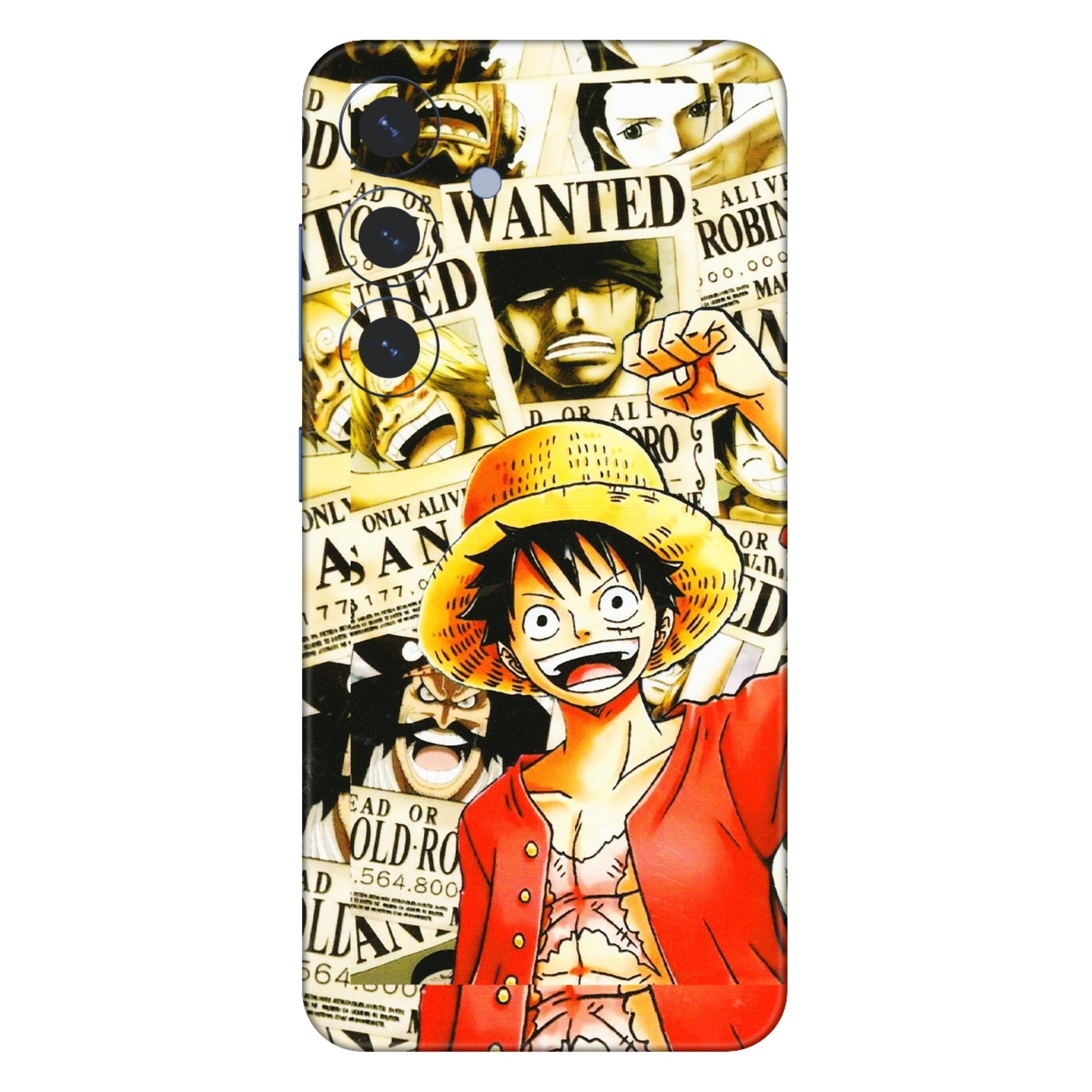 Samsung A/S Series Phone Skins (All Models) - Luffy Anime - 3D Embossed Finish (L-177) Samsung Galaxy S25 (5G)